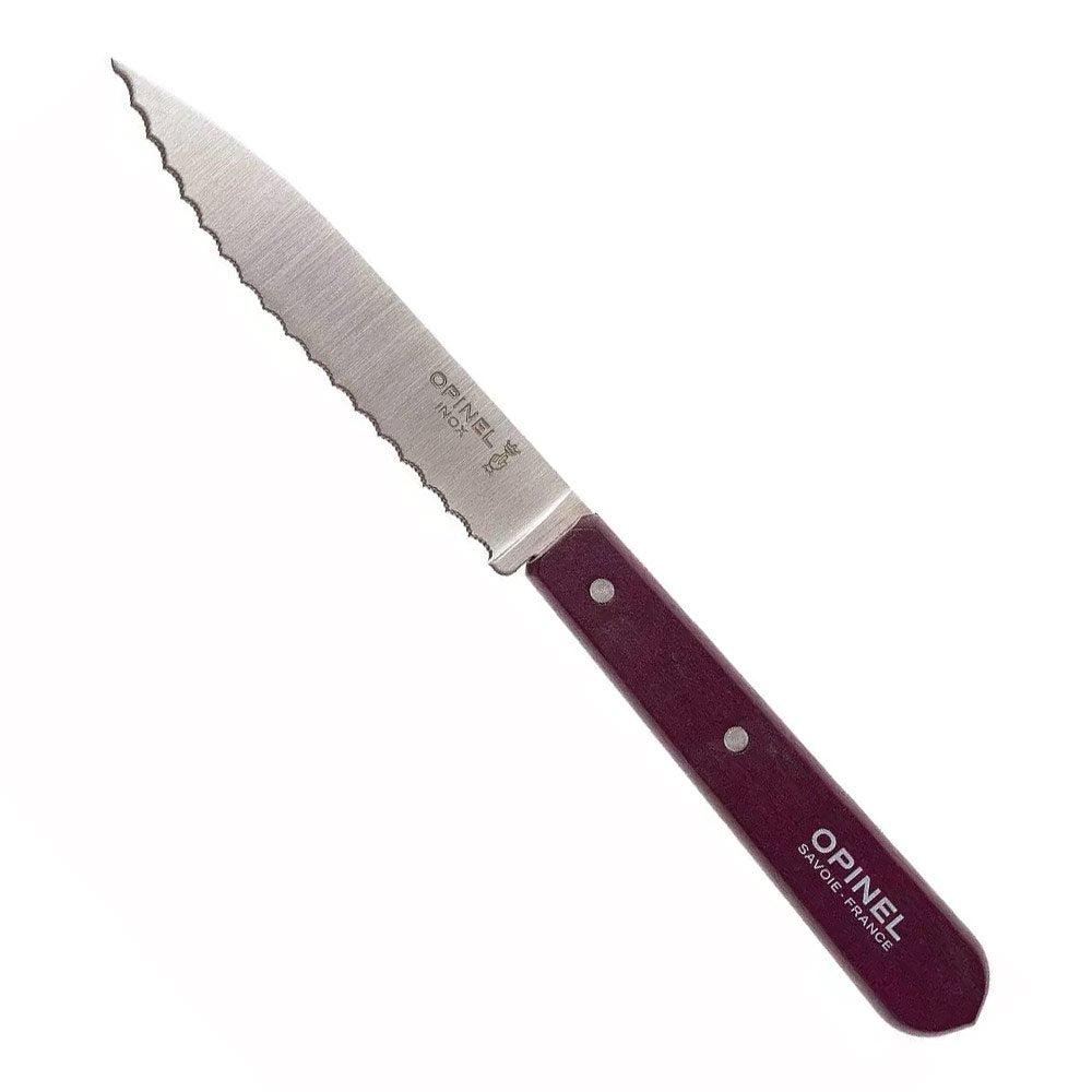 Opinel Essential No:113 Stainless Steel Serrated Paring Knife Purple